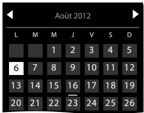 GIGASET S820A - Calendrier - 1