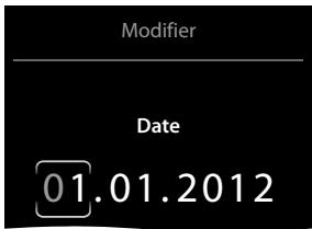 GIGASET S820A - Réglage de l'heure - 1
