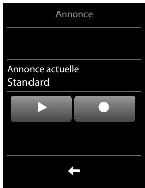 GIGASET S820A - Enregistrement des annonces répondeur/enregistreur simple - 1