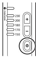 PANASONIC EHPHS9K - Après utilisation, appuyer sur le bouton d'alimentation pour eteindre le lisseur. - 1