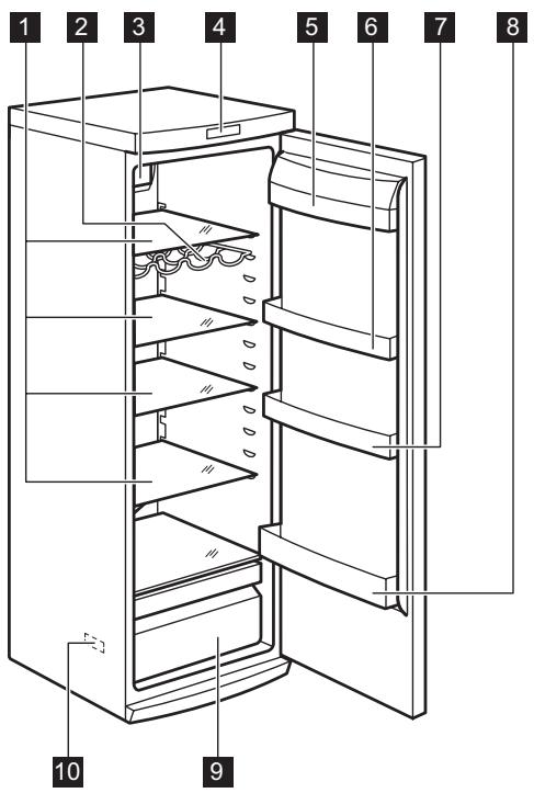 ELECTROLUX ERF 3310 AOX - DESCRIPTION DE L'APPAREIL - 1