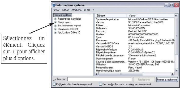 PACKARD BELL I XTREME DUO 4001 - A) Informations sur mon ordinateur - 3