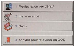 PACKARD BELL IXTREME MCET 5874 - Restauration par défaut - 1