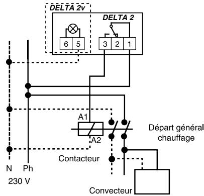 DELTA DORE DELTA 2V - Chauffage électrique - 1