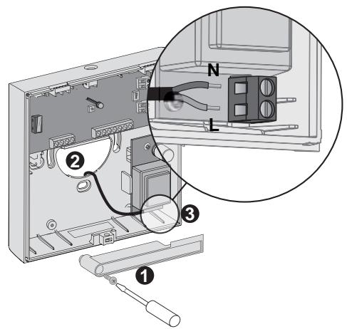 DELTA DORE LECTEUR DE BADGES CLLB - Raccordement du lecteur de badges à l'interface - 2