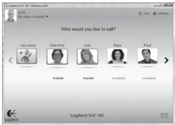 LOGITECH C910 - Votre caméra web est livrée avec logitech vid™ HD - 1
