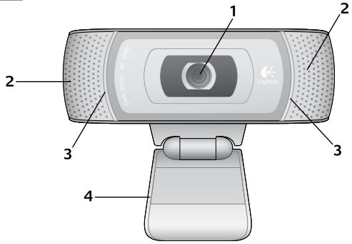 LOGITECH C910 - Logitech® HD pro webcam C910 - 3