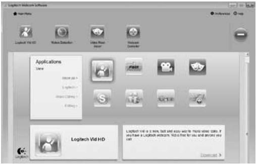 LOGITECH C910 - For Windows only: Get more applications for your webcam - 1