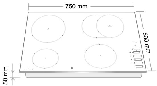 ROSIERES VE551C - INSTALLATION - ENCASTREMENT - 2