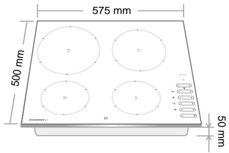 ROSIERES VE551C - INSTALLATION - ENCASTREMENT - 1