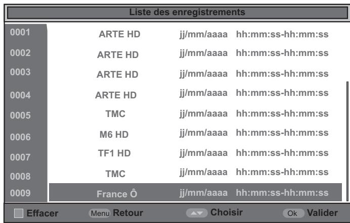 ESSENTIELB KEA - Liste des enregistrements - 1
