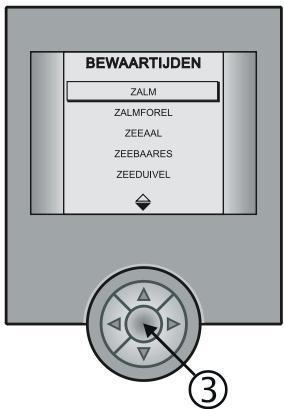 LIEBHERR CBN 3857 - Menupunt BEWAARTIJDEN in het hoofdmenu - 3