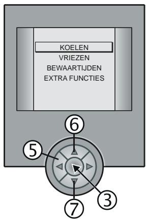 LIEBHERR CBN 3857 - Hoofdmenu activeren: - 1