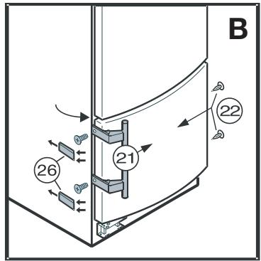 LIEBHERR CBN 3857 - Deurgreep omzetten - 1