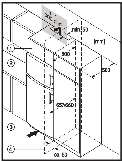 LIEBHERR CTESF 2421 - Inbouw in het keukenblok - 1