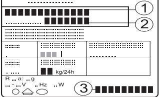 LIEBHERR CTESF 2421 - Technische Dienst en typeplaatje - 1