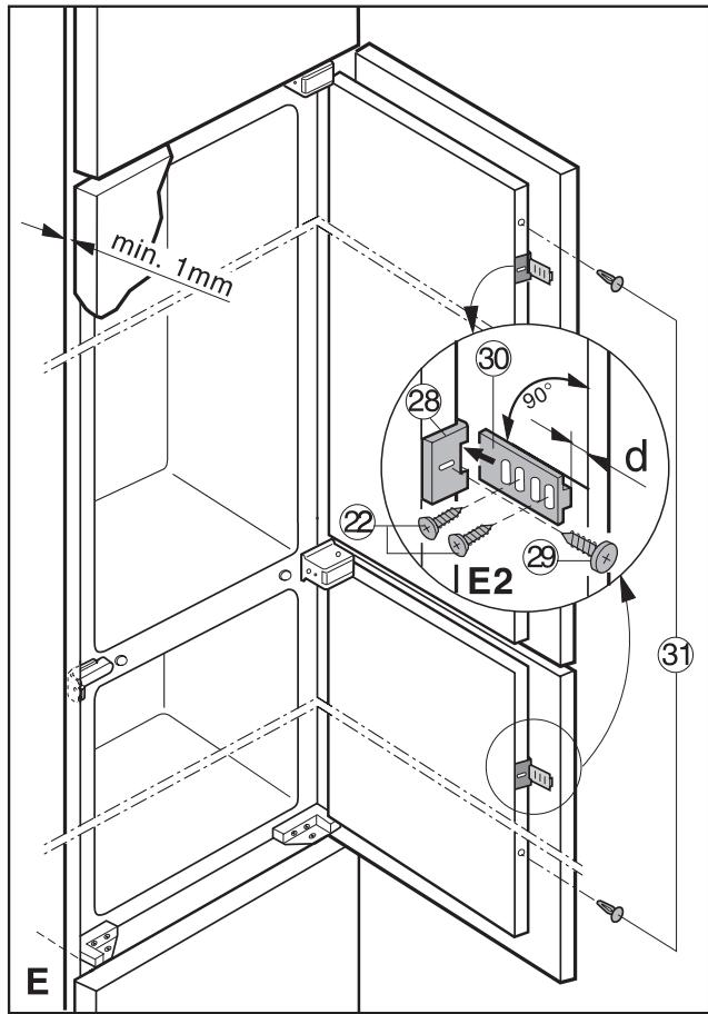 LIEBHERR KIKB 3146 - d = wandddikte van ombouwmeubel +3mm - 8