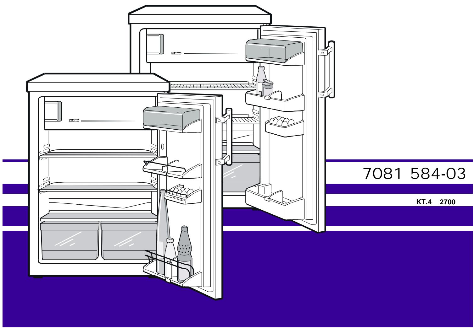 LIEBHERR KTP 1544 - voor tafelmodel koelkasten metvak - 1