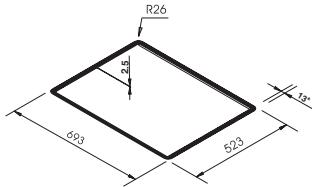 SCHOLTES PP 73 G SF - Installazione dei piani semifilo (mod. PP.SF) - 3