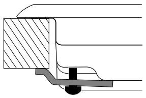 SCHOLTES PP 73 G SF - Hobs installation (mod. PP...TF...): - 3