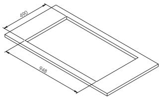 SCHOLTES PP 93 G SF - Fixation au meuble - 2