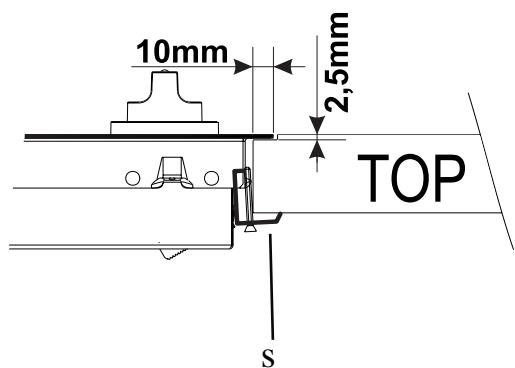 SCHOLTES PP 93 G SF - Fitting the hob to the cabinet - 4