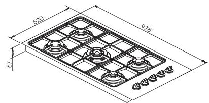 SCHOLTES PP 93 G SF - Fissaggio al mobile - 1