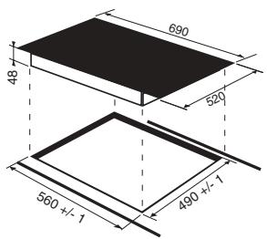 SCHOLTES TEP 646 DO L - Einbau - 2