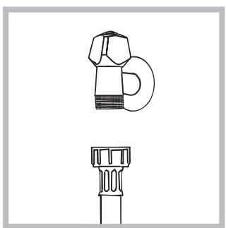 SCHOLTES SMLE 129 - Raccordement du tuyau d'arrivée de l'eau - 1