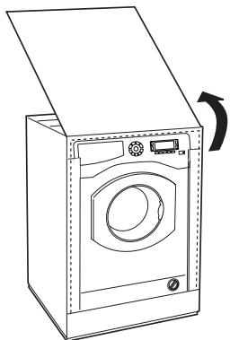 SCHOLTES SMLE 129 - Applicazione del pannello in legno alla porta e insertimento della macchina nei mobili: - 2