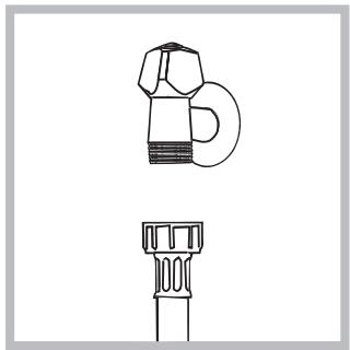 SCHOLTES SMLE 129 - Collegamento del tubo di alimentazione dell'acqua - 1