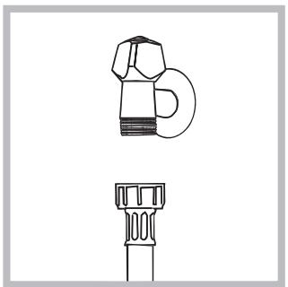 SCHOLTES SMLE 129 - Conexión del tubo de alimentación de agua - 1