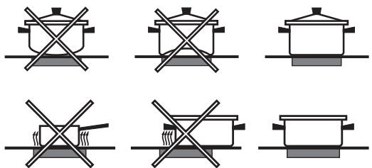 SCHOLTES CP 965 R S - Advice for the operation of the ceramic glass hob - 1