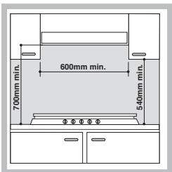 SCHOLTES PPF 20DC 120 - Fitting the appliance - 1