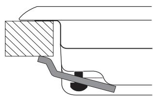 SCHOLTES SCHG 640 GH - Schema di fissaggio dei ganci - 1