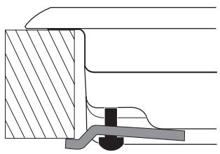 SCHOLTES SCHG 640 GH - Schema di fissaggio dei ganci - 3