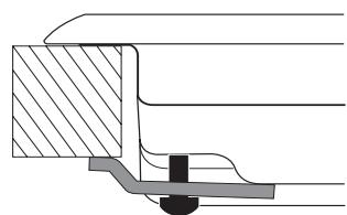 SCHOLTES SCHG 640 GH - Schema di fissaggio dei ganci - 2