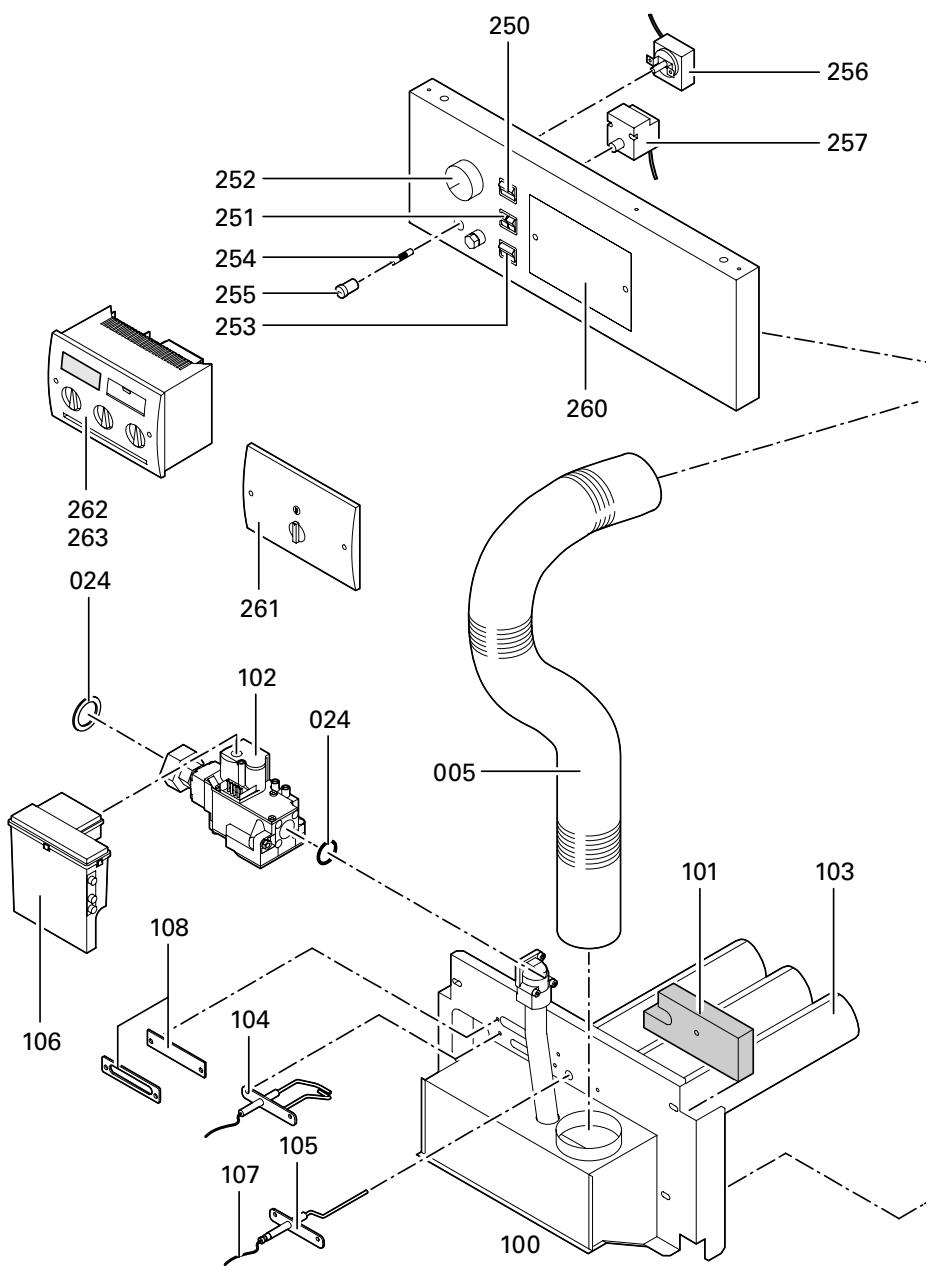 VIESSMANN VITOGAS 100 - Listedespiecesdetachées (suite) - 1