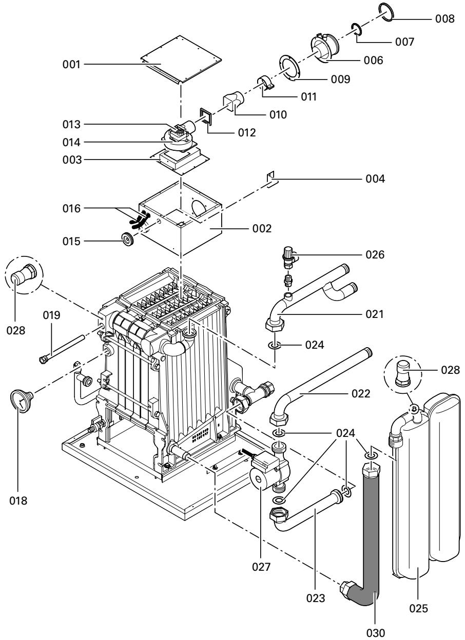 VIESSMANN VITOGAS 100 - Listedespiecesdetachées (suite) - 1