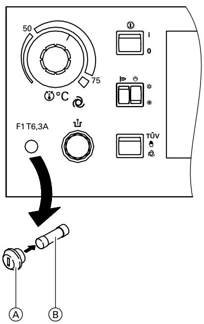 VIESSMANN VITOGAS 100 - Remplacer le fusible - 1