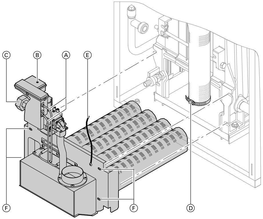 VIESSMANN VITOGAS 100 - Déposer le brûleur - 1