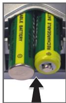 GRUNDIG SINIO 1 - Insertion des batteries dans le combiné - 2