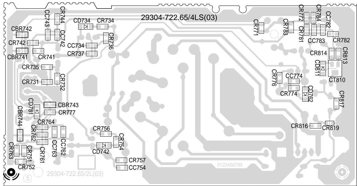 GRUNDIG CUC 2021 - Teilschaltplan Ablenkung / Circuit Diagram Deflection Section - 11