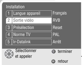 GRUNDIG LIVANCE GDP 2400 /1 - Réglage du standard de couleur TV (norme TV) - 2