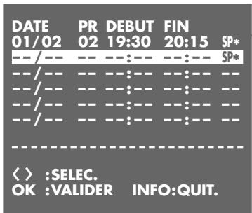 GRUNDIG SE 9100 - Effacer des données d'enregistrement - 1