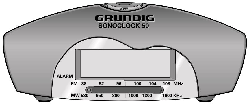GRUNDIG SONOCLOCK 50L SC 5340LW - Protection de l'environnement - 1