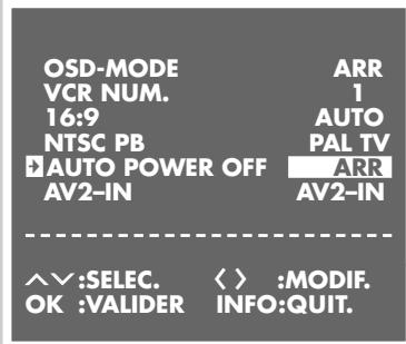 GRUNDIG XERIA GV 6063 HIFI - Utilisation avec un téléviseur de format 16:9 - 2