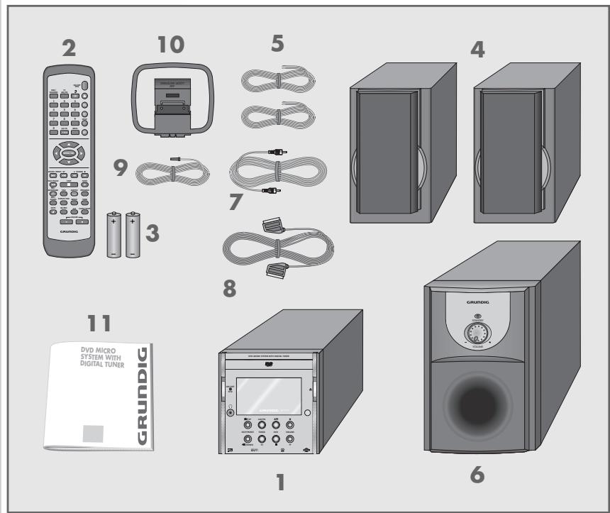GRUNDIG SCENOS - Contenu de la livraison - 1