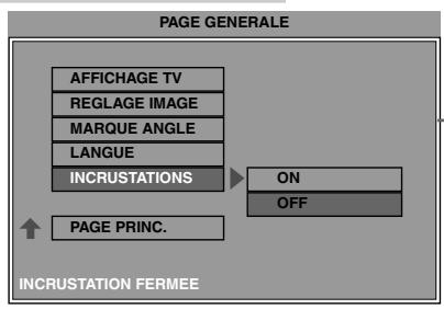 GRUNDIG SCENOS - Activation et désactivation de la ligne d'état - 1
