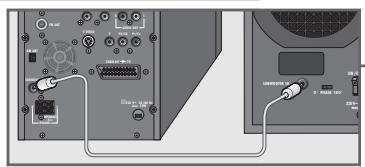 GRUNDIG SCENOS - Raccordement des haut-parleurs avant - 1